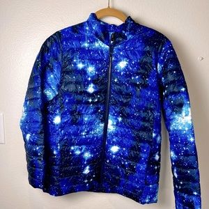 Lands End boys Thermoplume jacket/ Galaxy Blue L Husky 10H - 12H